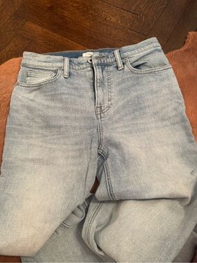 Vince Light Wash High-Rise Jeans